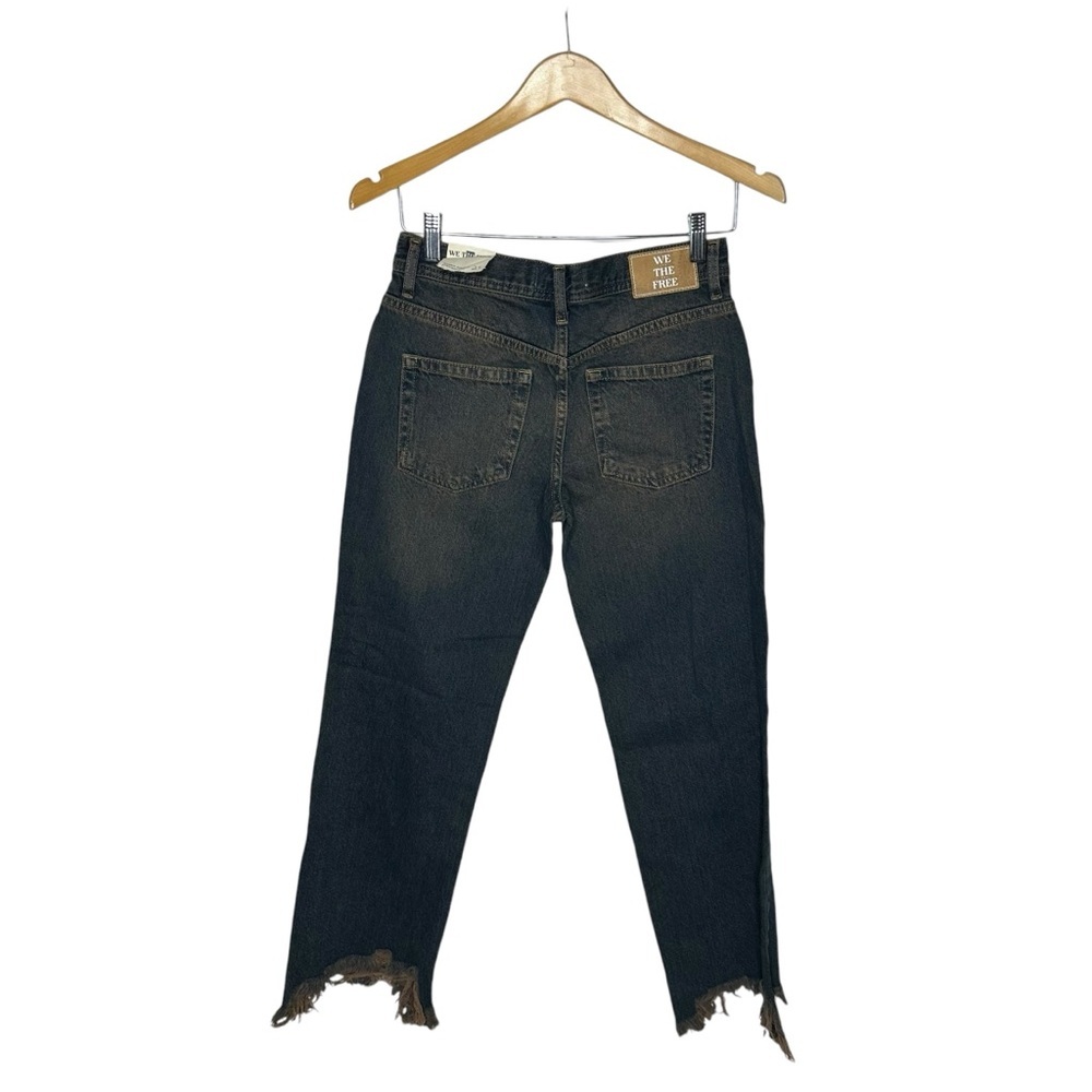 NWT FP We The Free Maggie MidRise Crop Straight Jeans in Back Alley Blue 25 - Picture 16 of 16